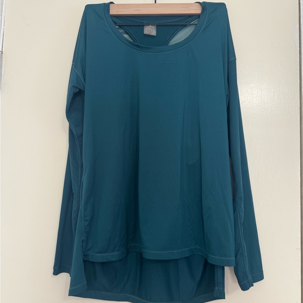 CALIA by Carrie Underwood Teal Long Sleeve Top